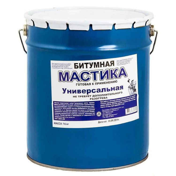Мастика битумная, гидроизоляцияОсновной каталог товаров