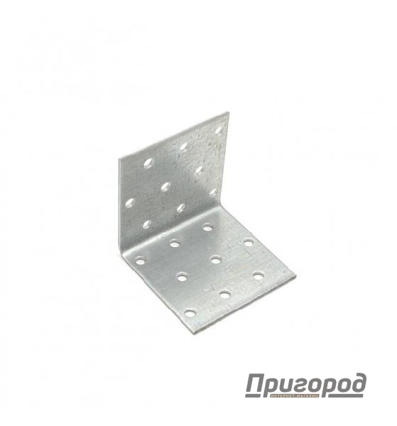 Крепежный угол оцинкованный KUR  60х60х60х2,0мм