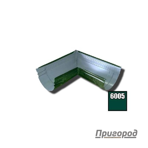 Желоб угловой 90* зеленый левый