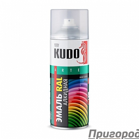 Краска аэрозоль 6005, KUDO, зеленый мох 520 мл
